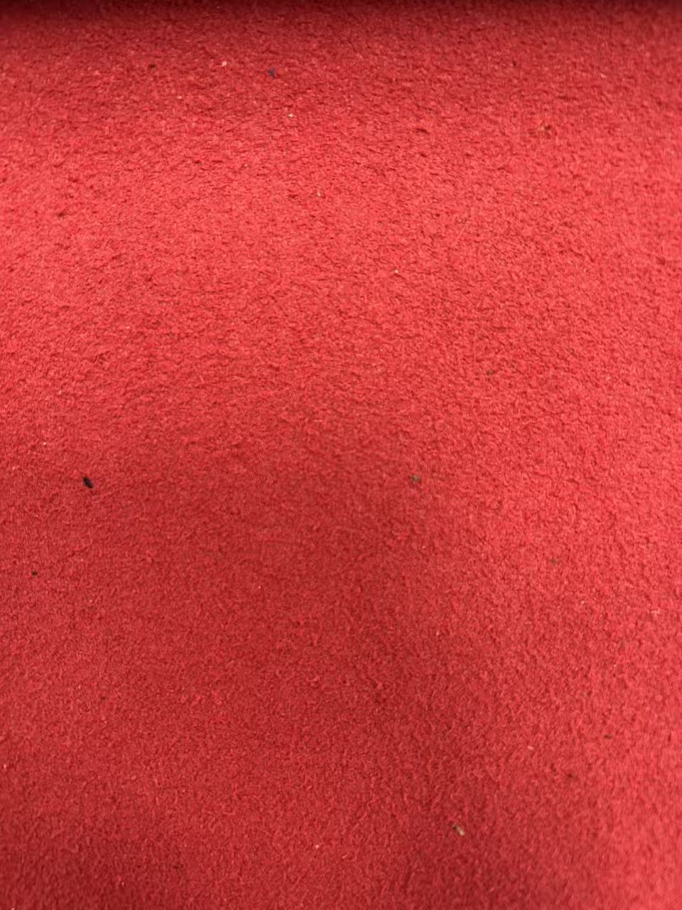 水性超纤牛皮绒面革 